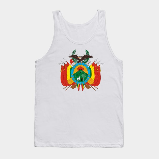 Bolivia - Coat of arms - Escudo Tank Top by verde